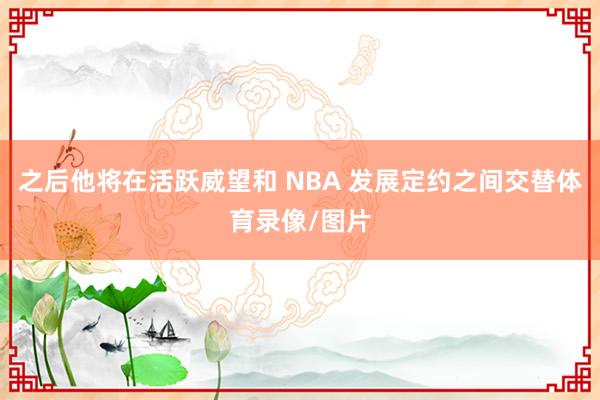 之后他将在活跃威望和 NBA 发展定约之间交替体育录像/图片