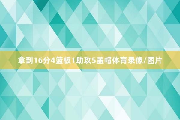 拿到16分4篮板1助攻5盖帽体育录像/图片
