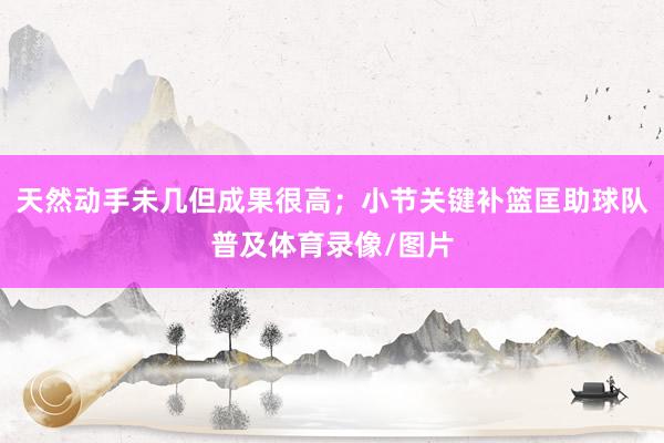 天然动手未几但成果很高；小节关键补篮匡助球队普及体育录像/图片