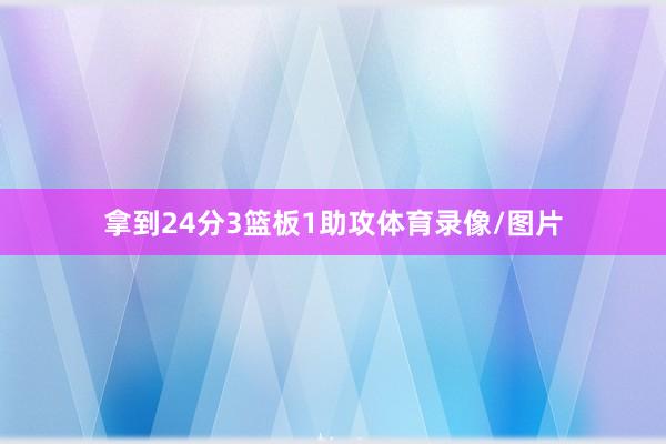 拿到24分3篮板1助攻体育录像/图片